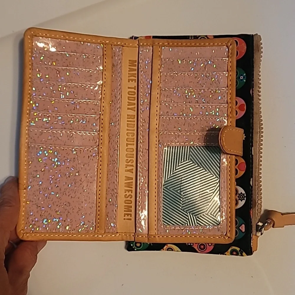 Consuela Multicolor Skull Wallet - Picture 2 of 4